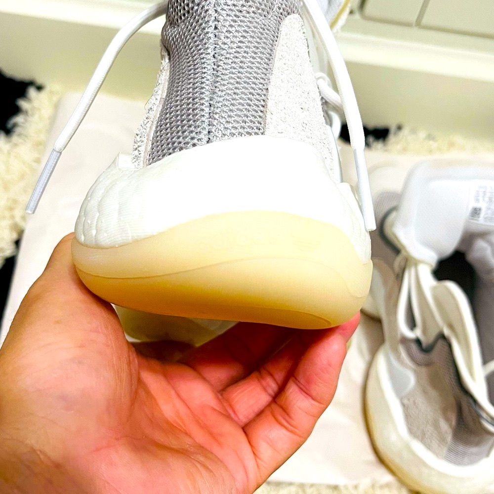 NWOT Men’s Size 6.5 (European Size 39.5) Adidas Crazy BYW Basketball Shoes White - Picture 10 of 15